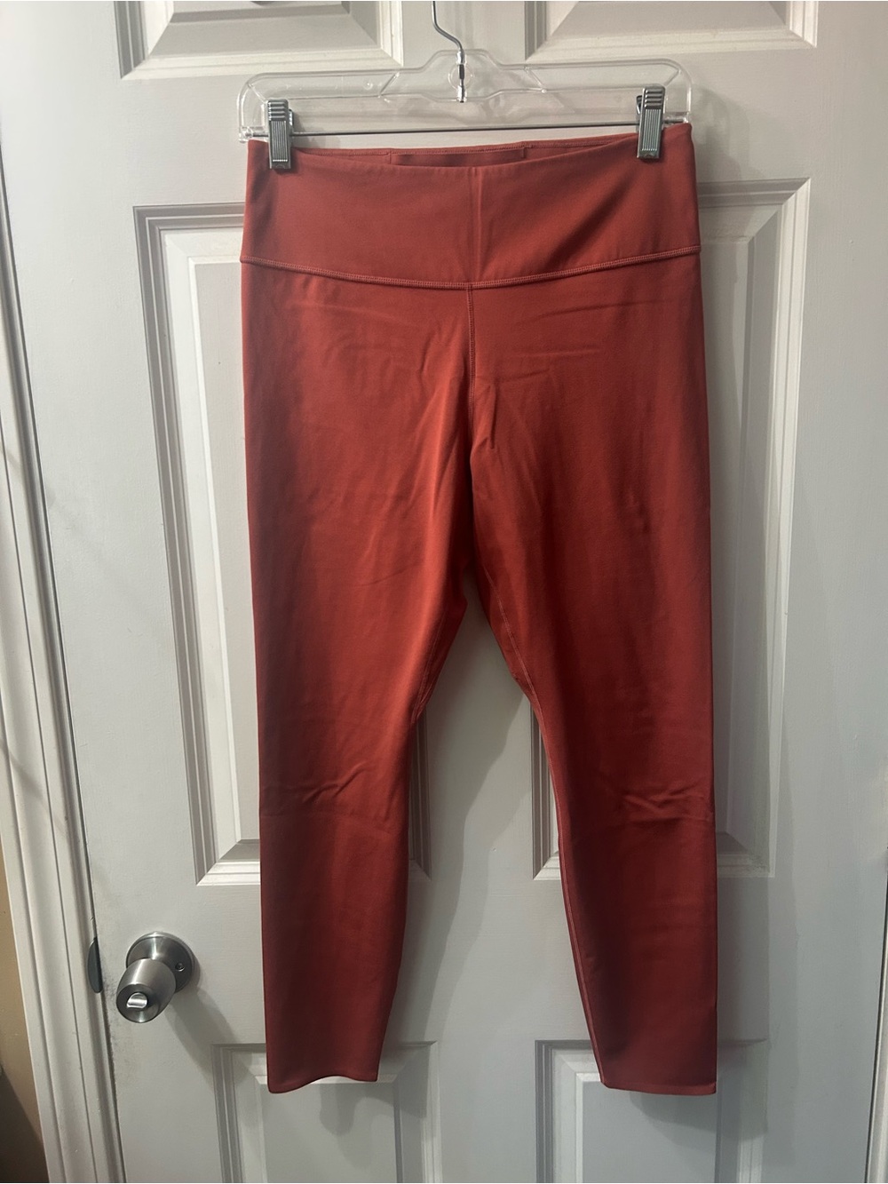 Nike Dri-FIT lux one High-Waist Leggings in Rust
